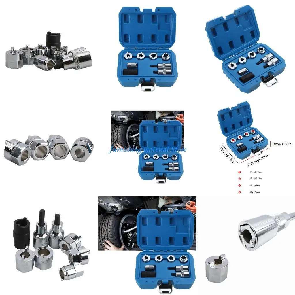 Y5GD Auto Female Stabilizer Suspension Strut Spreader Plug Claw Socket Spindle Housing Tool Disassembly Sleeve