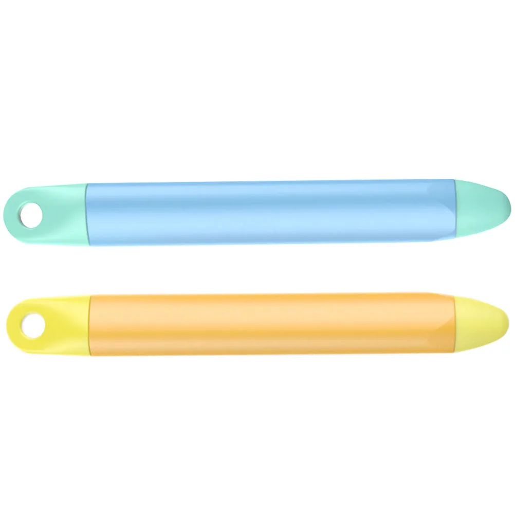 

2 Pcs Early Education Machine Leaning Child Silica Gel Kid-friendly Pens for Touch Screens