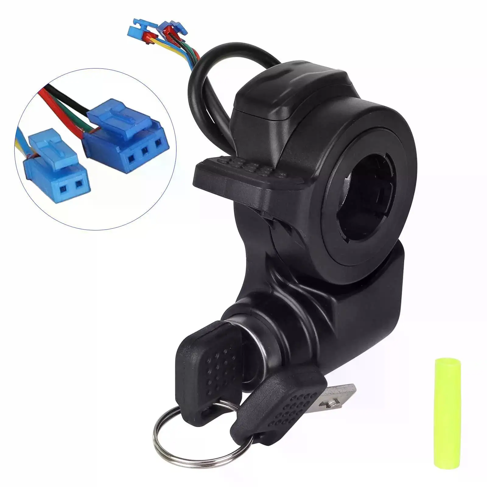 Original For Kukirin A1 Thumb Throttle with Key Lock Electric Scooter Finger Accelerator Grip Speed Control Parts