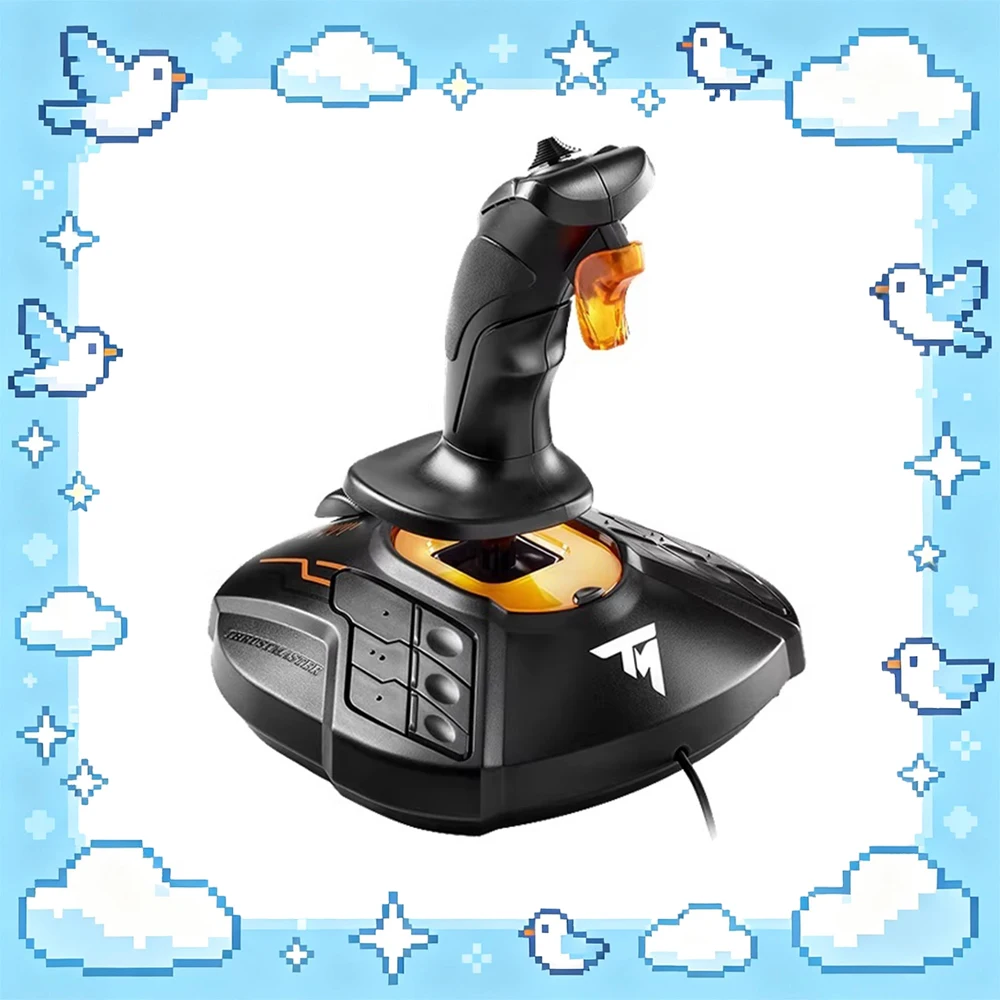 

Игровой джойстик THRUSTMASTER T16000M FCS HOTAS с технологией точной линейной имитации силы, магнитной индукцией Холла, подарок для любителей авиасимуляторов