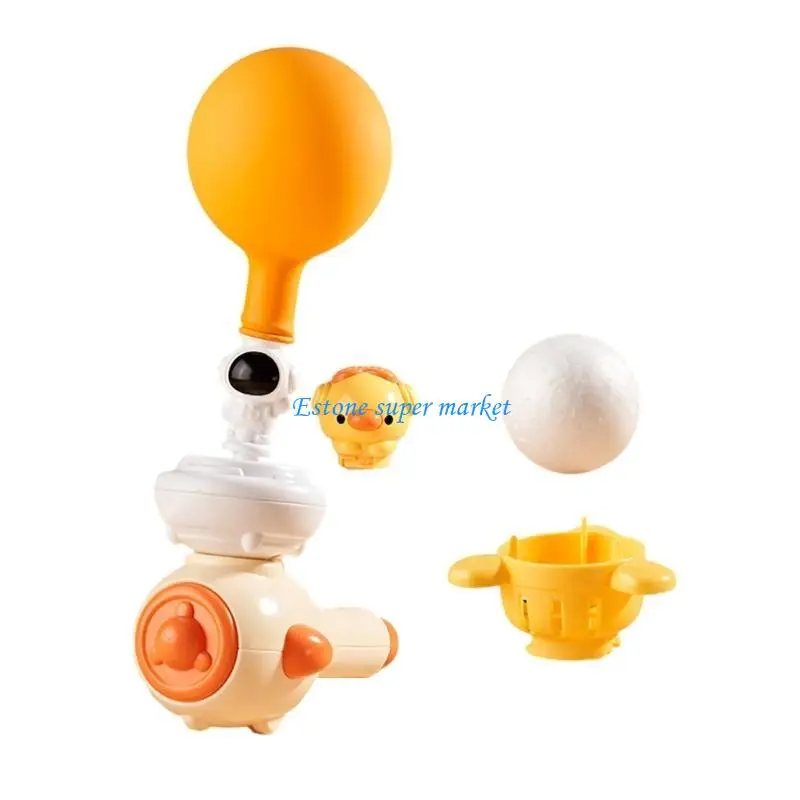 

090B Cartoon Blowing Game Fun Toy Breath Training Floating Balls Toy for Kids