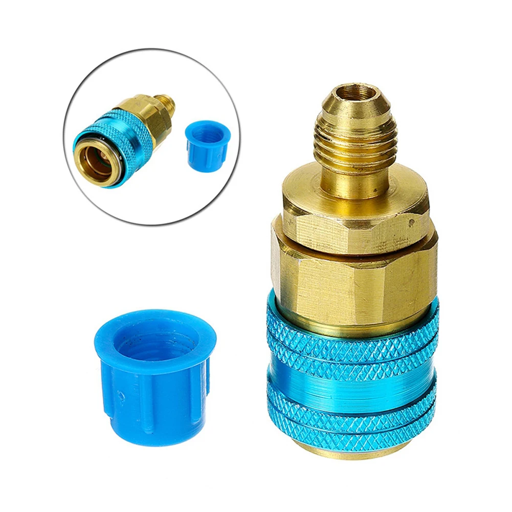 R134A Liquid Fuel Injector 2Oz Oil/Dye Syringe Car Air Conditioner Refill Dye/Oil Injector 1/4 Inch Sae Refrigerant Fluid Filler