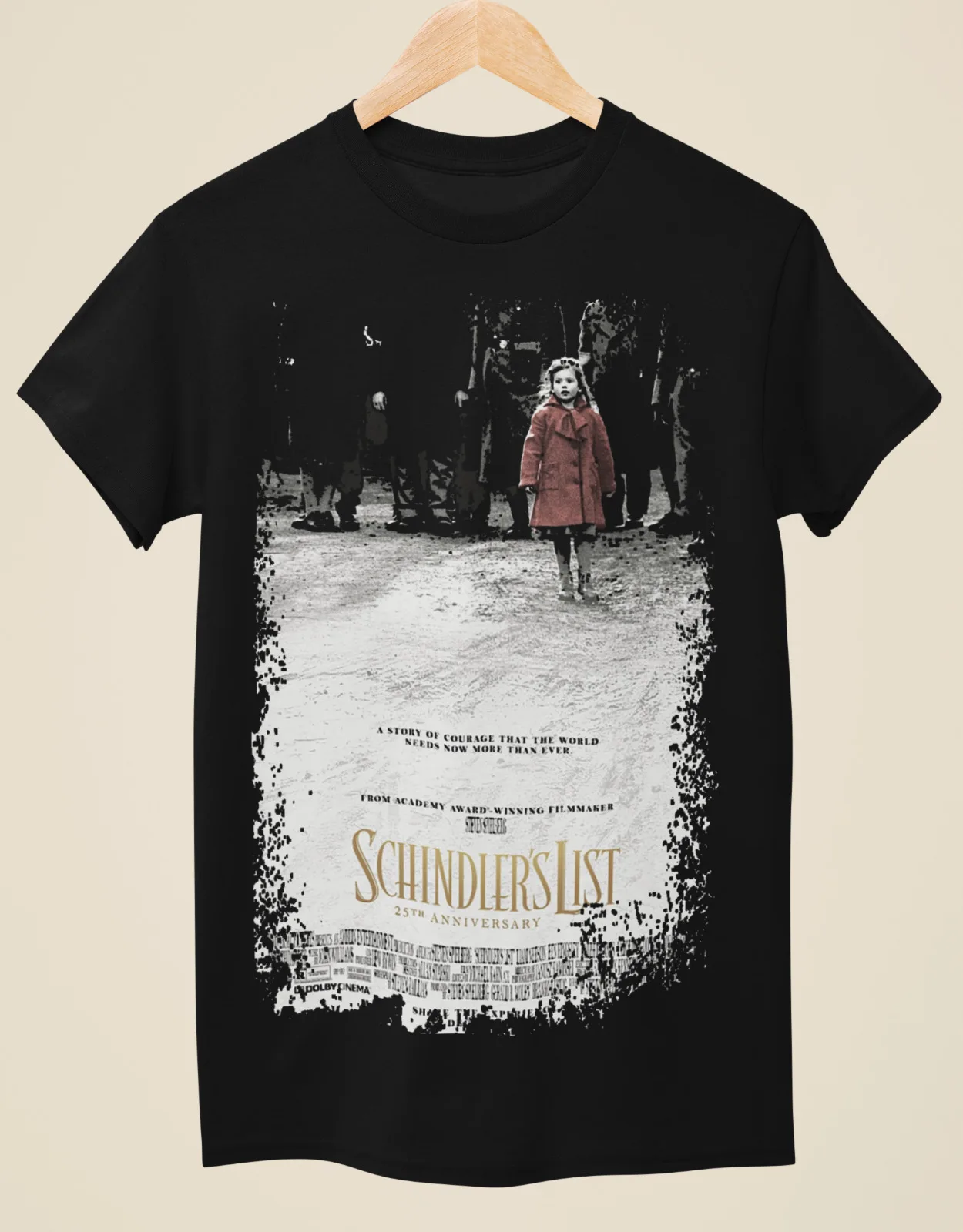 Schindlers List - Movie Poster Inspired Unisex Black T-Shirt