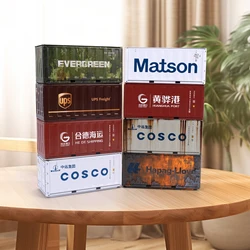 Mini Iron Storage Box Creative Decoration Collect Small Items Miniature Storage Display Box Desktop Mini Container Model Gifts
