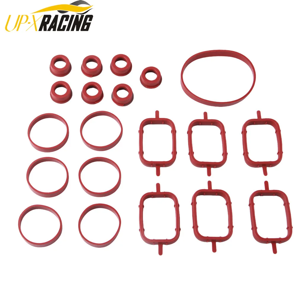FOR BMW N52 N54 N55 M57 Intake Manifold Gasket Kit 6x33mm 3.0L for 325i 330i 335i 525i 530i X3 X5 - OE 11617800585