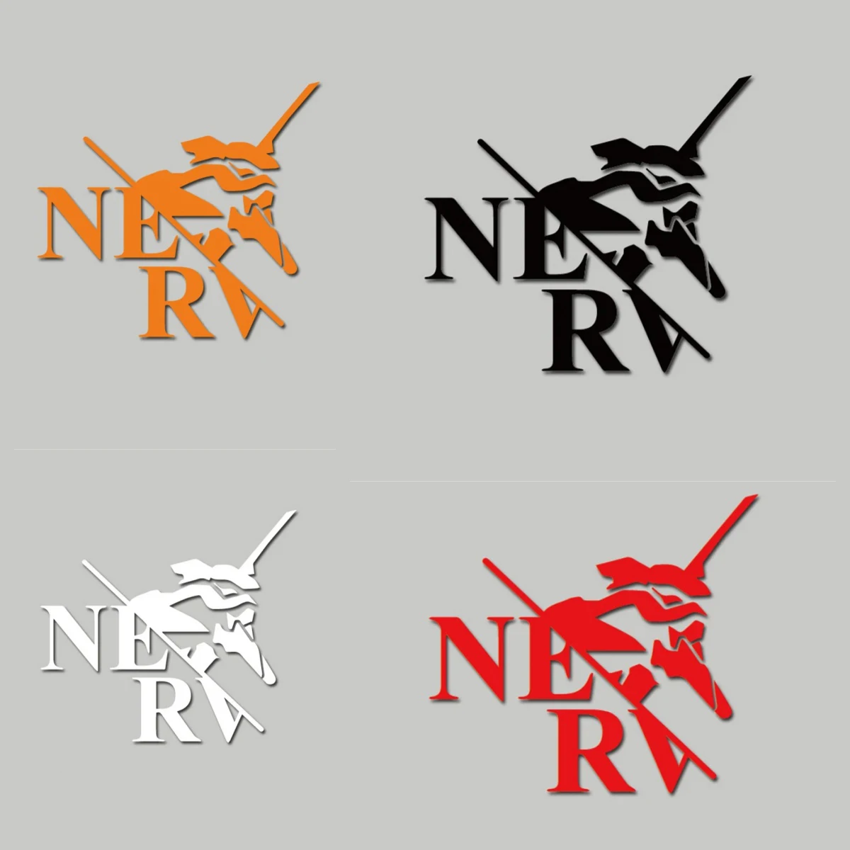 

NERV Logo Vinyl Decal Interesting Car Sticker for Car Truck Window Bumper Decals Car Applique Waterproof Accessories