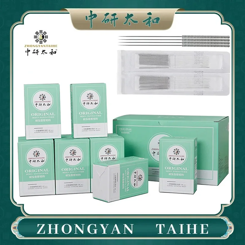 

500 шт. ZHONGYAN TAIHE одноразовые стерильные иглы для акупунктуры, традиционная китайская медицина, косметическое лечение, массаж для релаксации