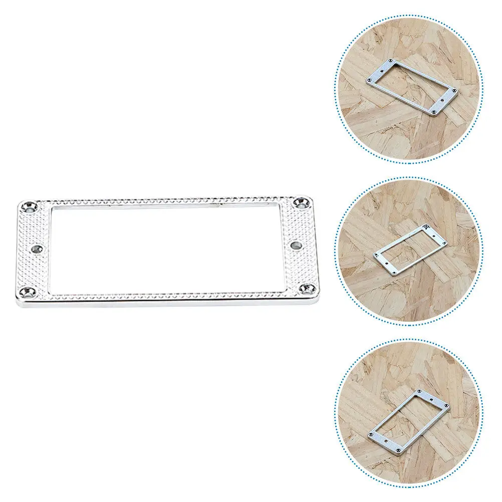 Guitar Pickups Frame Lightweight Metal Replacement Protective Cover Easy Install Electric Guitar Pickup Part Ring Supplies