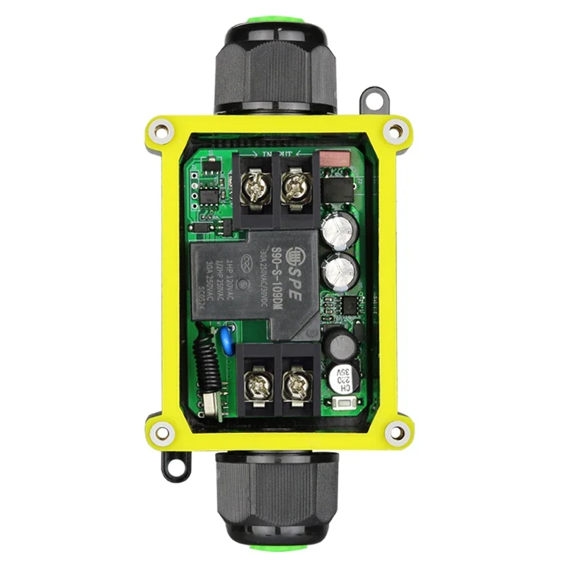 

Hot Selling 433Mhz 1 Channel Wireless Controller AC Learning Code For Industrial Machinery