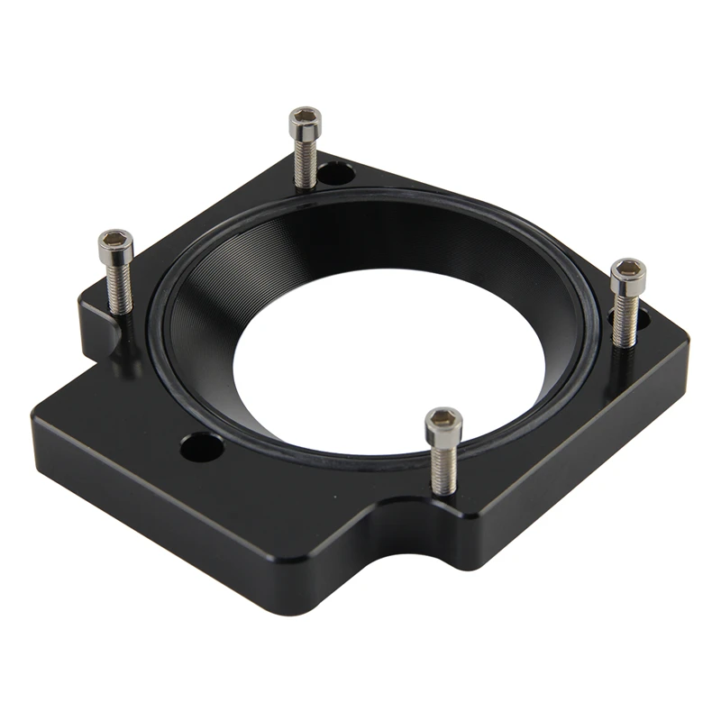 

Manifold Adapter Plate Throttle Body 102MM For Chevy GM Gen III LS LSX V8 Engine 4-Bolt Cable CNC Aluminium