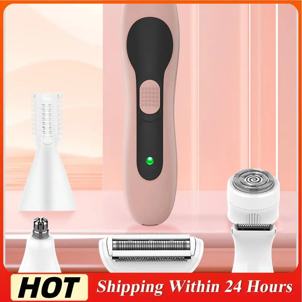 

5 In 1 Bikini Trimmer USB Charging Painless Hair Removal Multi-Purpose Portable Shaving Machine for Arms Armpit Legs