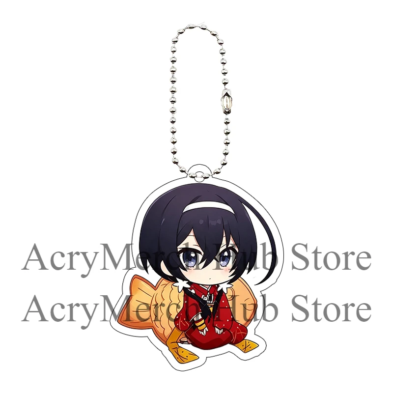 Sigma Atsushi Nakajima Bungo Stray Dogs Taiyaki Topic Q Version Acrylic Keychain Cartoon Bag Pendant Decoration Birthday Gift view 3