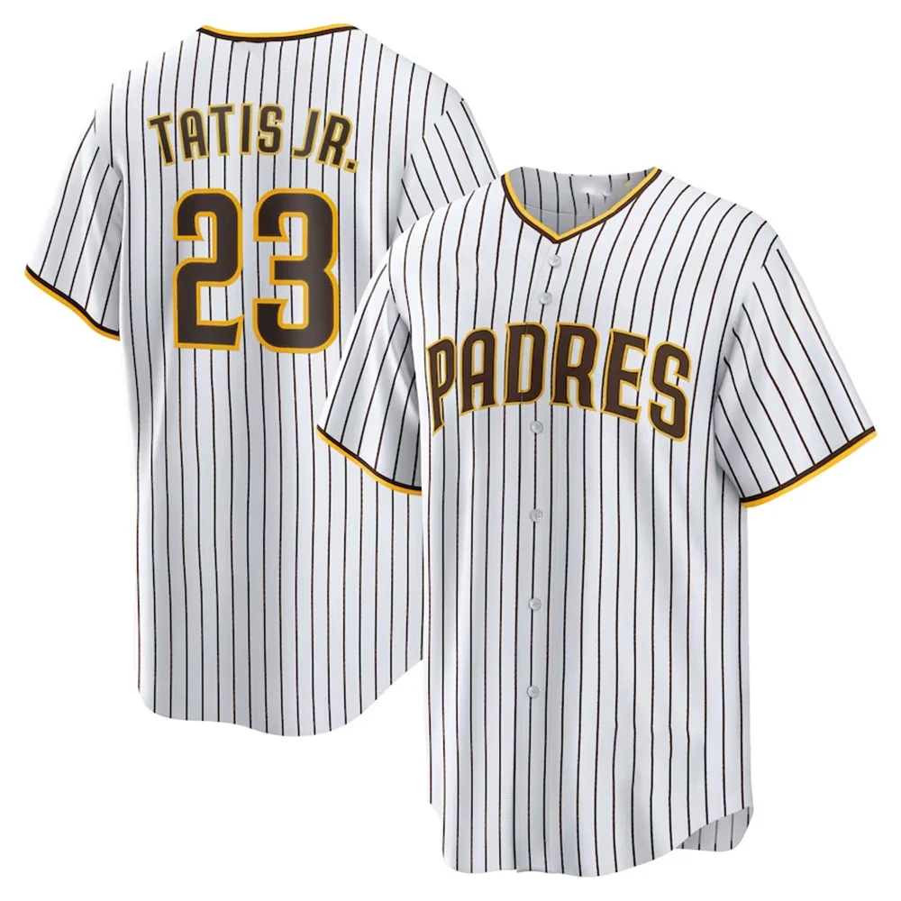 Summer Hot Sale Padres Baseball Shirt Flat Bottom Short Sleeve San Diego Adult Men\'s & Women\'s Tops Children\'s Training Jerseys