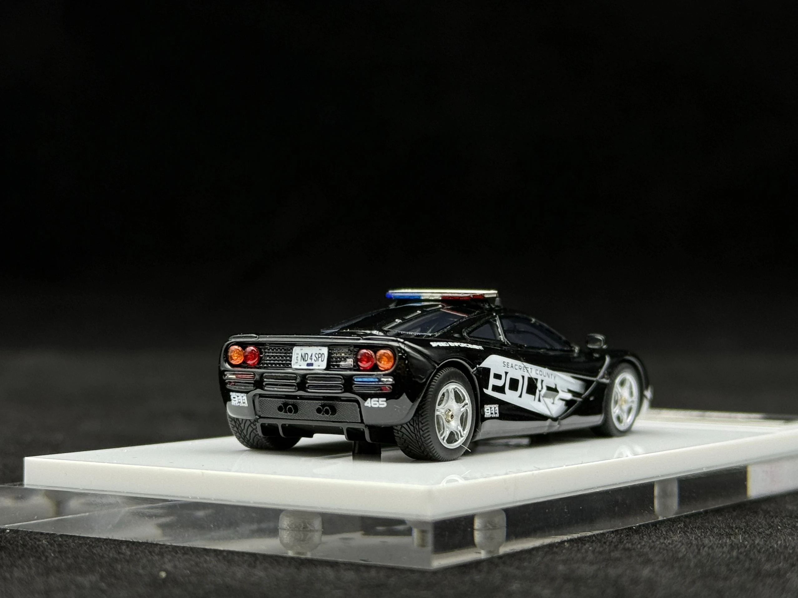 دييكاست 1:64 مقياس ماكلارين F1 RCPD تحتاج إلى سرعة نموذج سيارة تحصيل لعبة هدية تذكارية عرض حلية