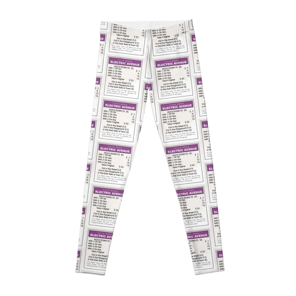 

Electric Avenue Title Deed Leggings sportswear gym trousers Womens Leggings