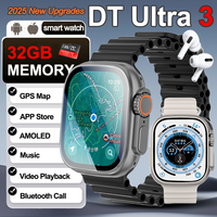 For IOS Men Watches UItra Series 2.04 inch Smart Watch GPS Map 32GB Memory APP Stores Video NFC Bluetooth Call Women Smartwatch