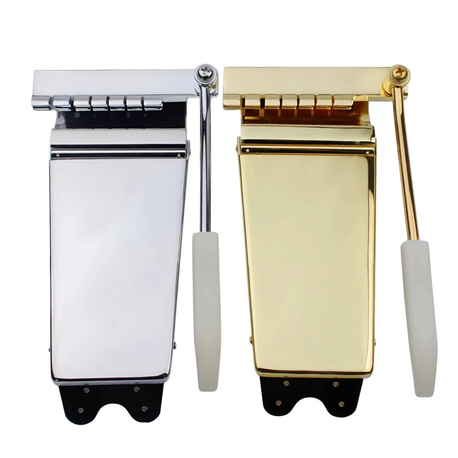 

Vibrola Tailpiece Easy to Install Guitar Tone Modulation Bridge Tremolo Tailpiece Solid Brass Instrument Part Long-Lasting