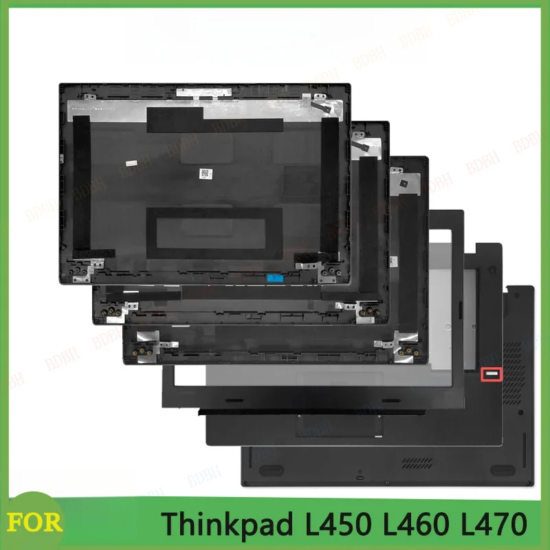 

New Cover Replace For ThinkPad L450 L460 L470 Laptop Screen Back Cover Front Frame Palmrest Upper Lower Cover Black