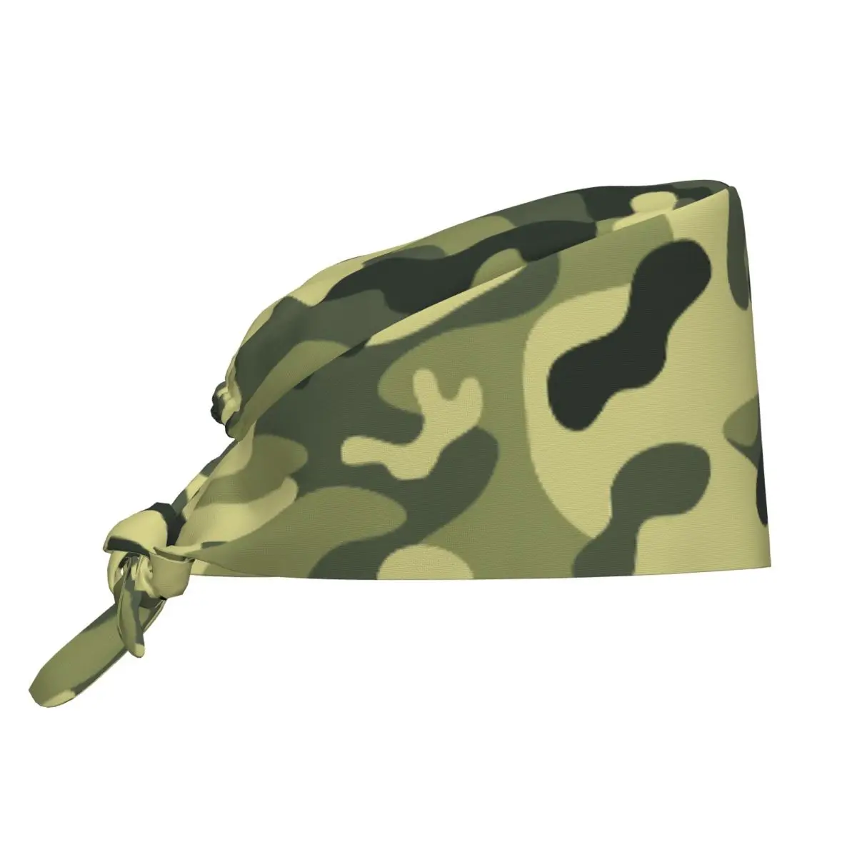 Gorros exfoliantes de camuflaje rosa, gorros quirúrgicos de enfermería para operador Vintage para hombres y mujeres, gorros de trabajo de enfermería para el cuidado de mascotas