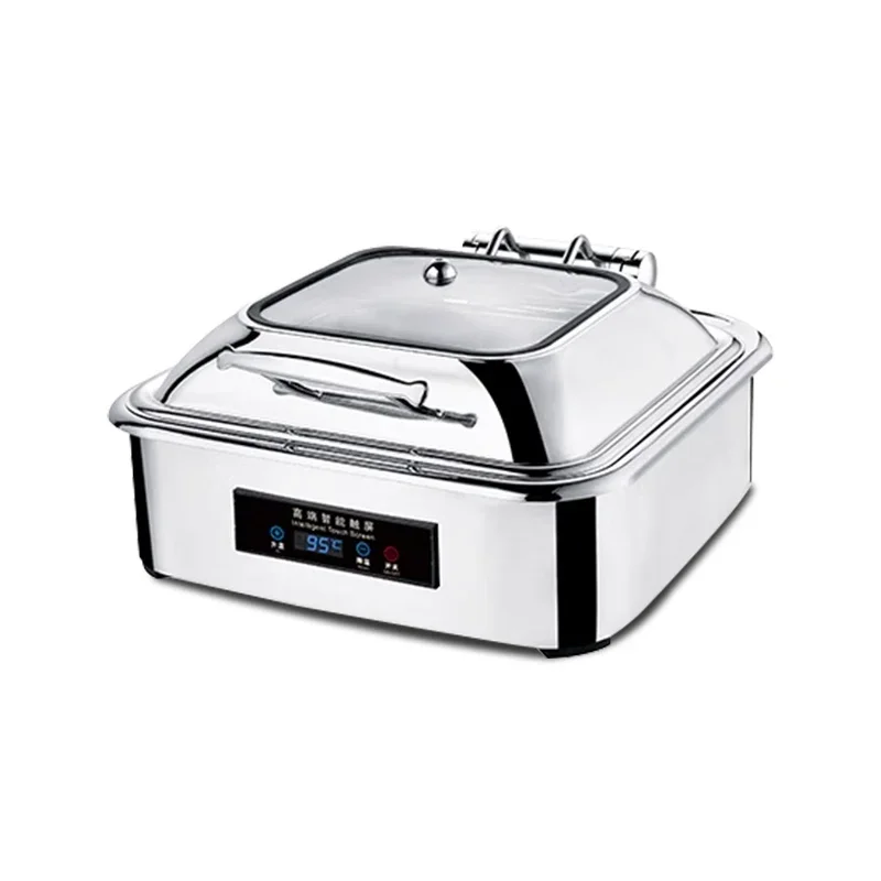 

8L Luxury Ceramic Electric Roll Top Food Warmer Catering Buffet Hot Pot
