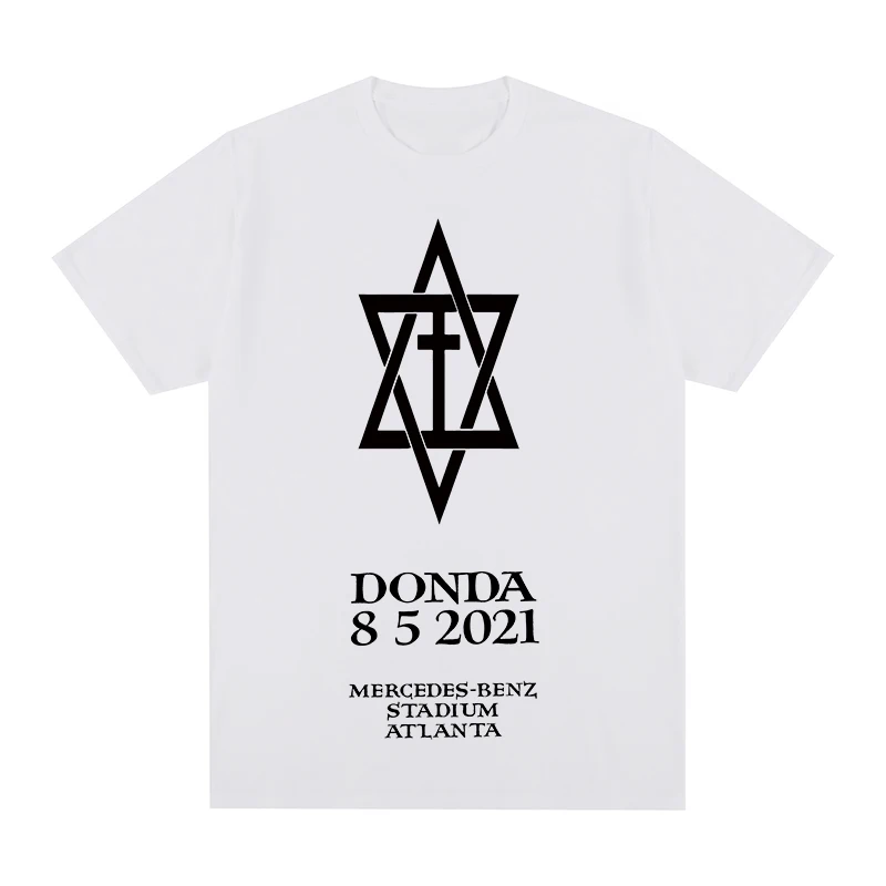 Kanye West donda black party o neck t-shirt 100% Combed Cotton Men T shirt New TEE TSHIRT Womens tops