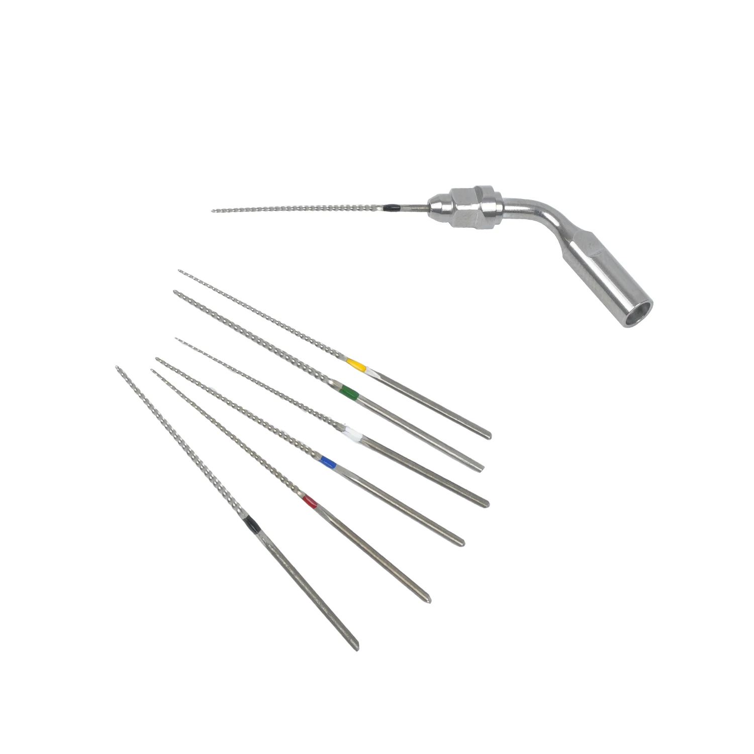 

Stainless Steel Dental Ultrasonic U-Files 15-40# 33mm dentistry U-Files tips for Root Canal Endodontics Tools Dentists Products
