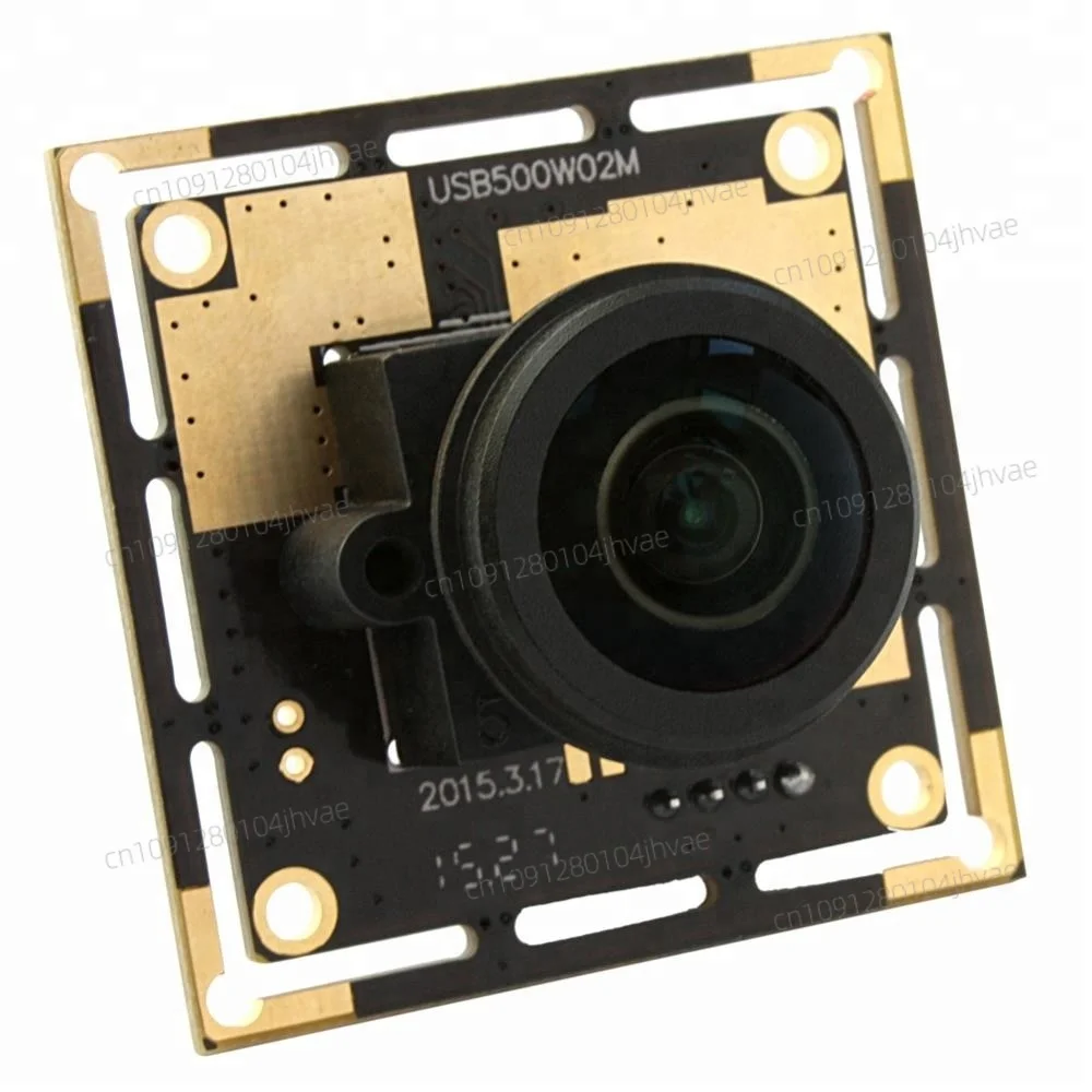 

ELP 5Mpixels Fisheye Camera Wide Angle Panoramic CMOS OV5640 Sensor HD 1.56mm Lens Mini USB Camera for Mac Windows Linux Android