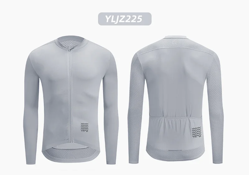 YKYWBIKE Herren-Radsport-Sets, langärmelig, lange Trägerhose, Fahrradbekleidung, Mann, Radfahren, Maillot, Rennrad-Set, Fahrradbekleidung – Detail 11
