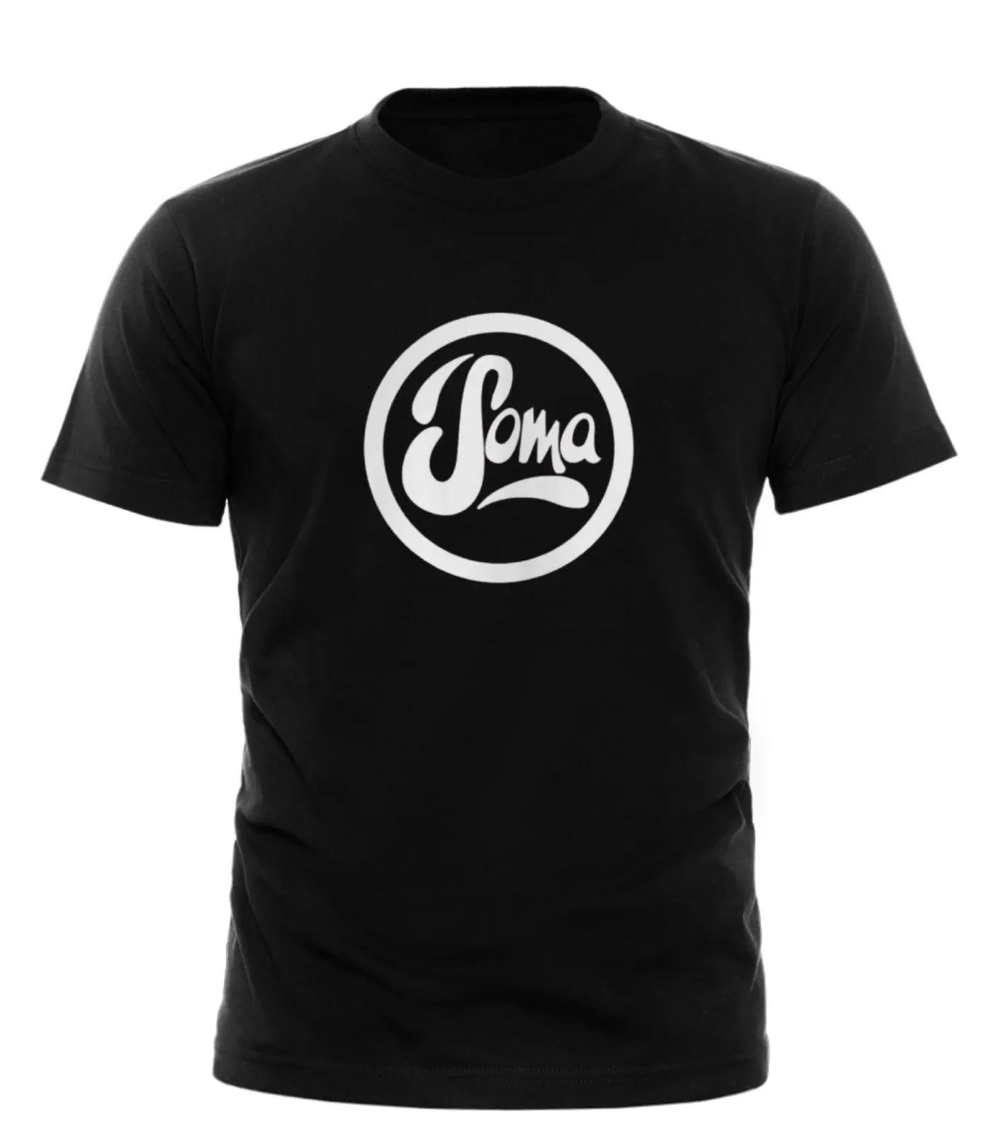 Soma Records étiquette t-shirt Hardcore Techno Rave Jungle tambour et basse