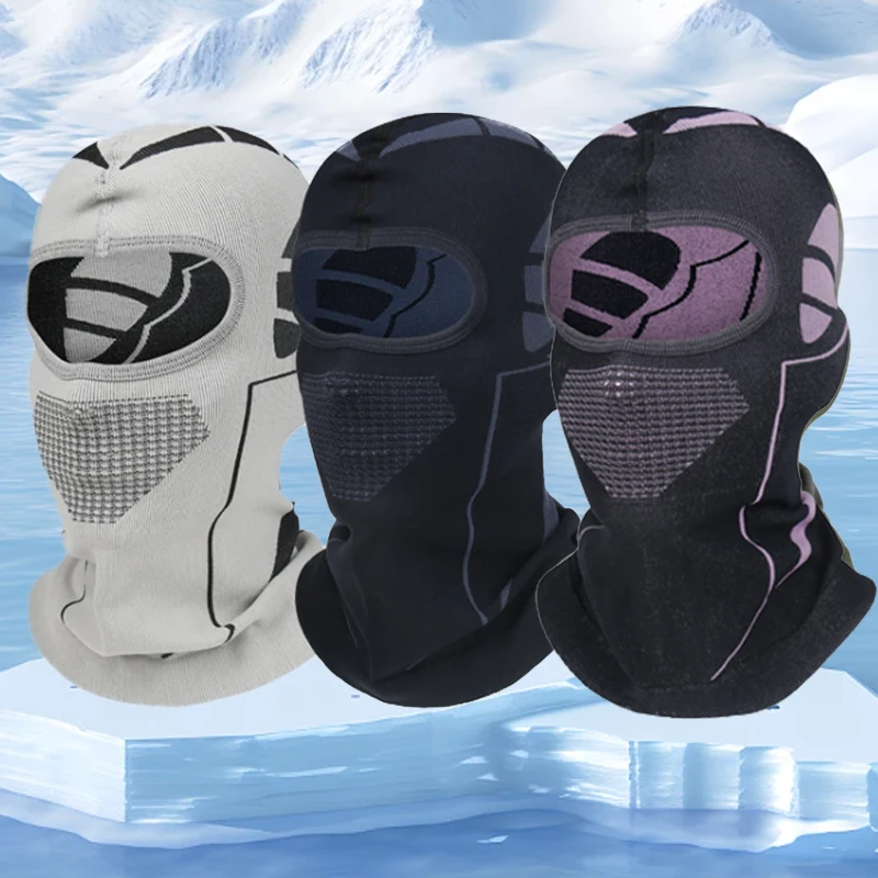 Thermal Scarf Balaclava Men Women All Face Mask Winter Warm Ski Hat Cold-Proof Cycling Hunting Head Neck Cover Helmet Liner Caps