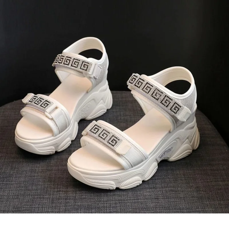 Platform Shoes Woman Sandal Roman Women Sports Sandals Fashion Sneakers Comfortable Wedge Luxury Designer Elegant Summer 2024