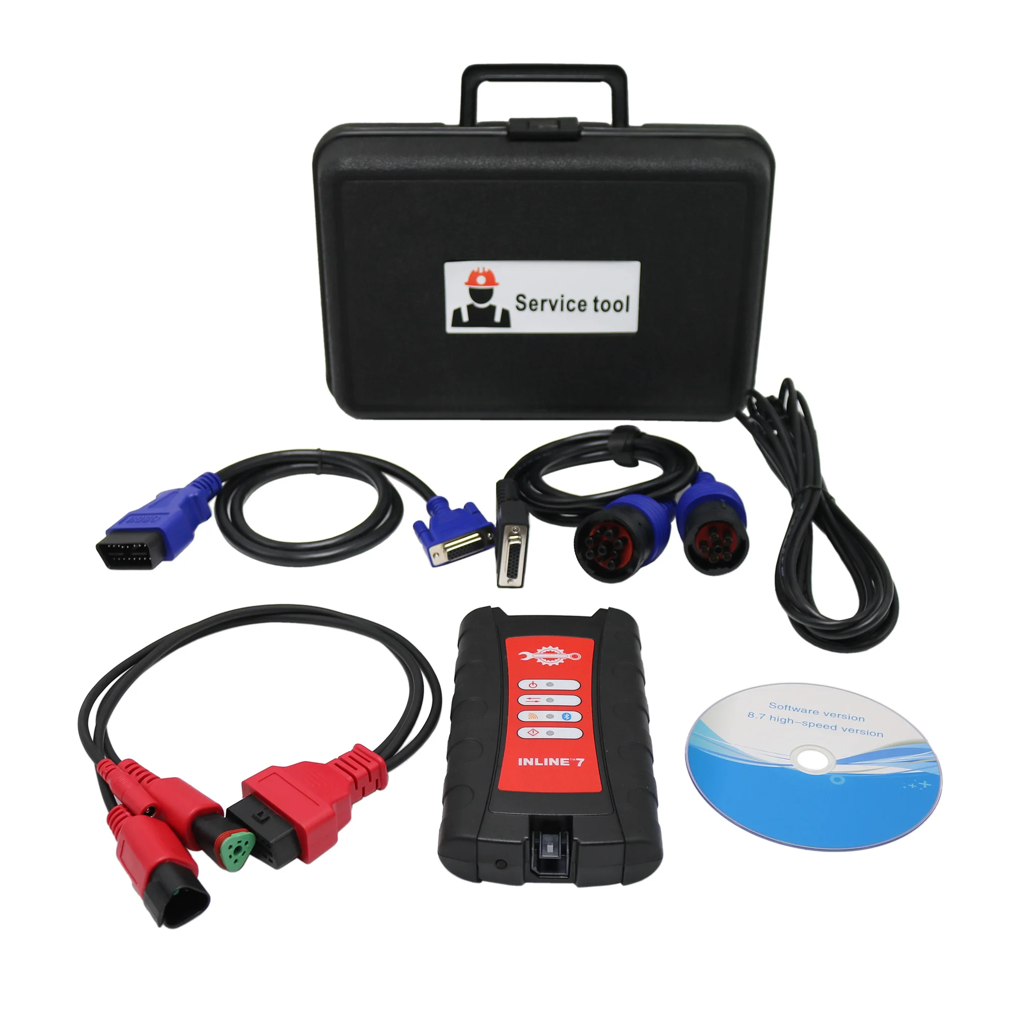 Real inline 7 with WIFI for CUMMINS Diagnostic Tool Insite 9.0 Software Data Link Adapter CMS Engine Truck Service Tool 5572620