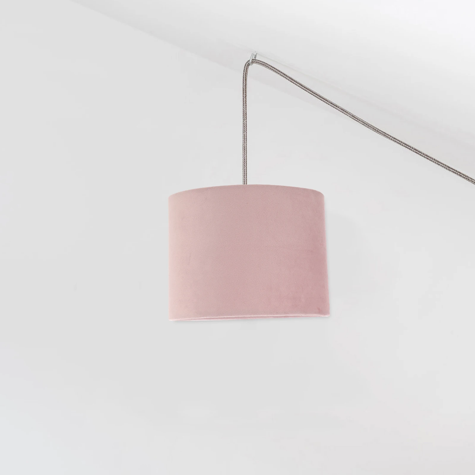 

1pc Decorative Oval Lampshade Cloth Craft Table Cover Accessory Home Use Light Shell For Bedroom Living Room Exquisite Cloth