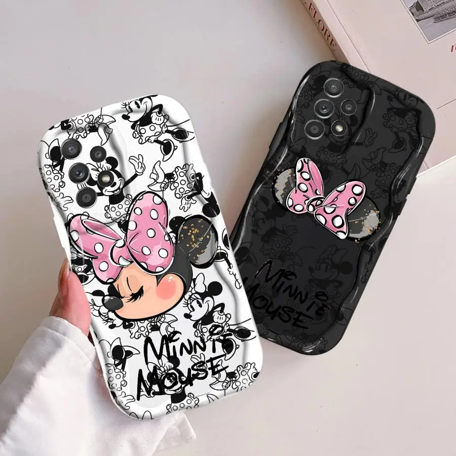 สําหรับ Samsung Galaxy A36 A24 A55 A35 A52 A56 A25 A54 A32 A53 A23 ฝาครอบโทรศัพท์นุ่ม Disney Mickey Minnie เมาส์