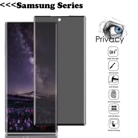 Anti Spy Tempered Glass for Samsung S22 S21 S20 Ultra 5G S9 S10+ Privacy Screen Protector for Samsung Galaxy A51 A71 A72 A52s 5G