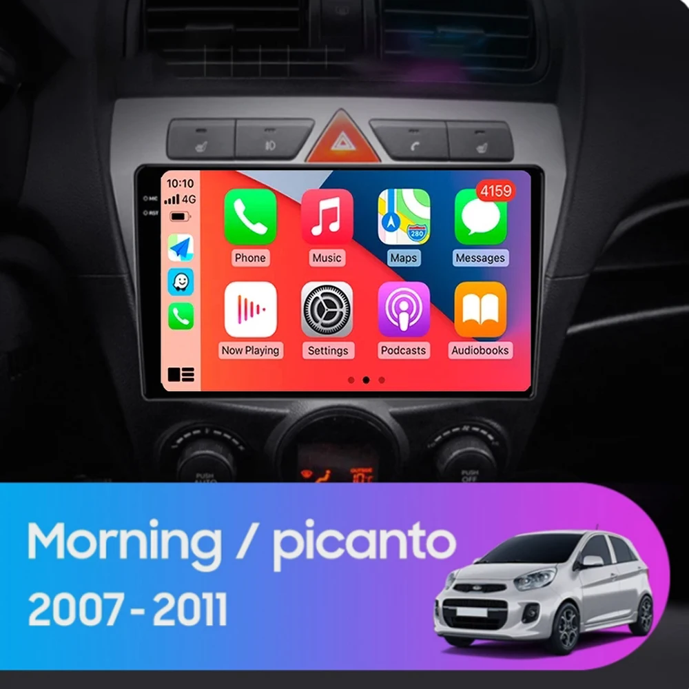 

Android 13 For Kia Morning Picanto 2007 - 2011 2K QLED Android Car Radio Multimedia Video Player Stereo CarPlay 4G GPS Head Unit