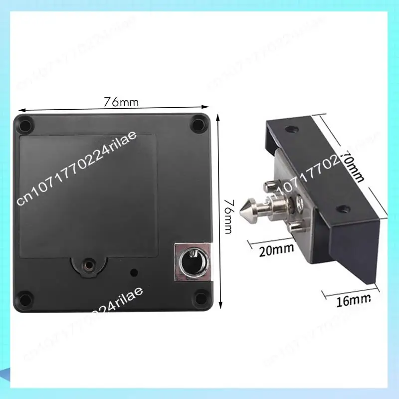 A17Z قفل باب خشبي ذكي بدون مفتاح قفل إلكتروني غير مرئي بطاقة IC Ttlock App فتح خزانة خزانة الأثاث قفل للدرج Durab #6