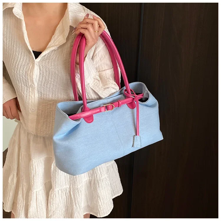 Fashionable Versatile Casual Large-Capacity Shoulder Bag for Women description 23