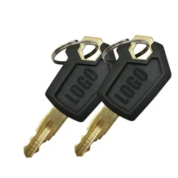 Universal Key 2Pcs Heavy Equipment Ignition Loader Dozer Key 5P8500 For Caterpillar Excavator accessories Switches