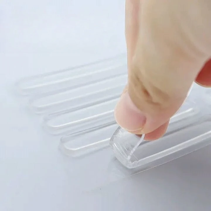 Door Stopper Toilets Drawer Door Cabinets Anti-collision Silicone Pad Self Adhesive Buffer Bumper Mute Protection Pad