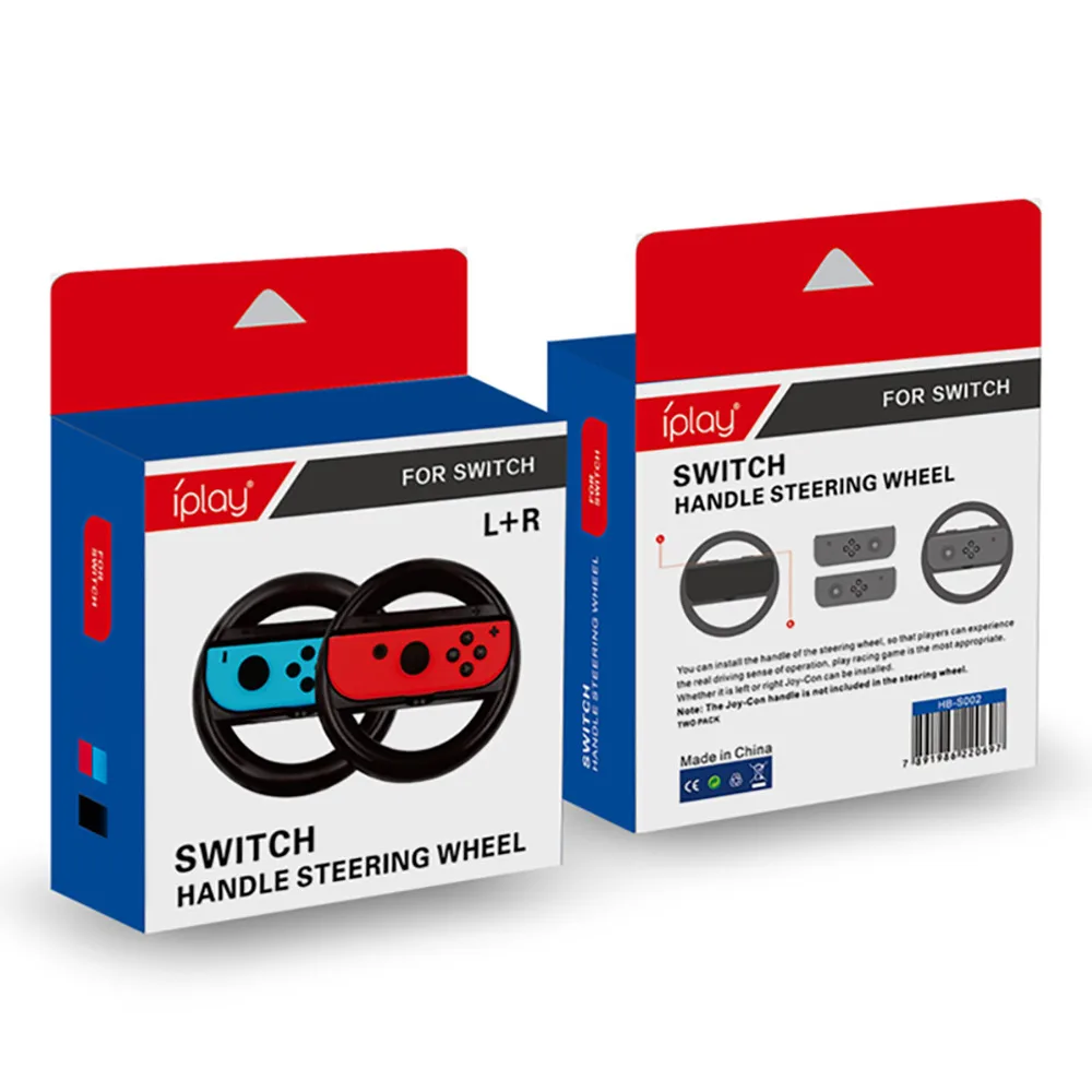 عجلات القيادة لجهاز نينتندو سويتش ووحدة التحكم OLED JoyCons، ملحقات مرفق وحدة تحكم Joycon لعجلات السباق - حزمة مزدوجة #5