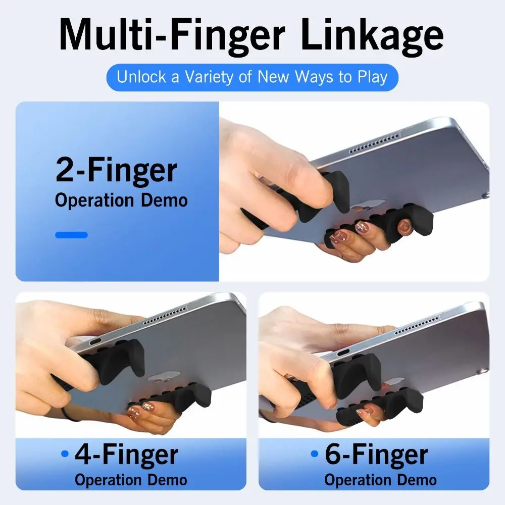 مقبض ألعاب من السيليكون لكوب شفط الكمبيوتر اللوحي، قبضة لوحة ألعاب مضادة للانزلاق، مريحة قابلة للفصل لـ PUBG/الكاكين خارج/قواعد البقاء على قيد الحياة #5