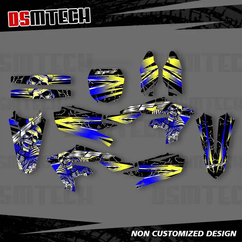 

Графические наклейки DSMTECH, наклейки для мотоцикла, фон для YAMAHA YZ450F YZ 450F YZF 450 2018-2021 YZ250F YZ 250F YZF 250 19-22