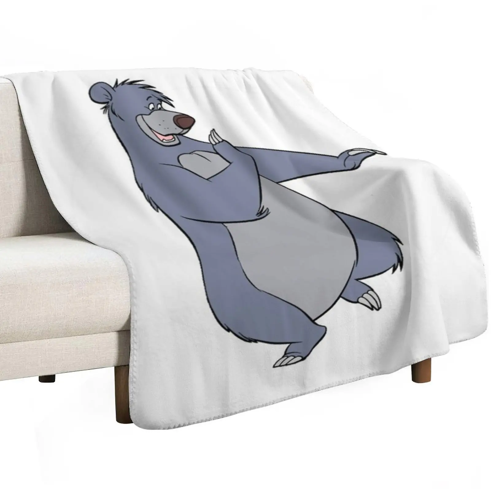 Baloo - Baloo & Mowgli - The Jungle Book Throw Blanket Durable Warm Blanket for Daily Home Use