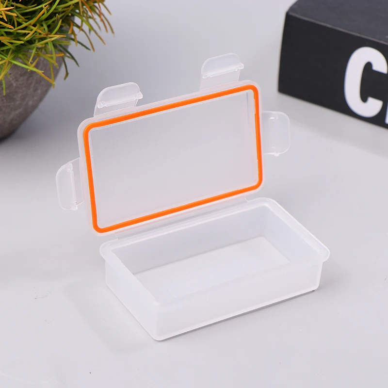 18650 Waterproof Battery Case 2 Slots With Clip White Hard Plastic Battery Storage Holder Container Waterproof Boxes