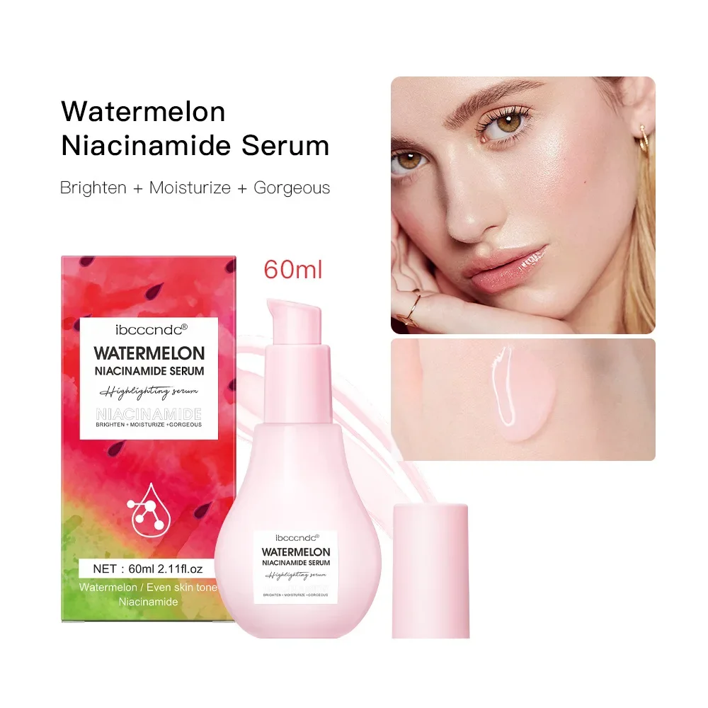 IBCCCNDC Serum niacynamidowe nawilżające i nawilżające serum do twarzy arbuzowe małe żarówki serum rozjaśniające kosmetyki Make