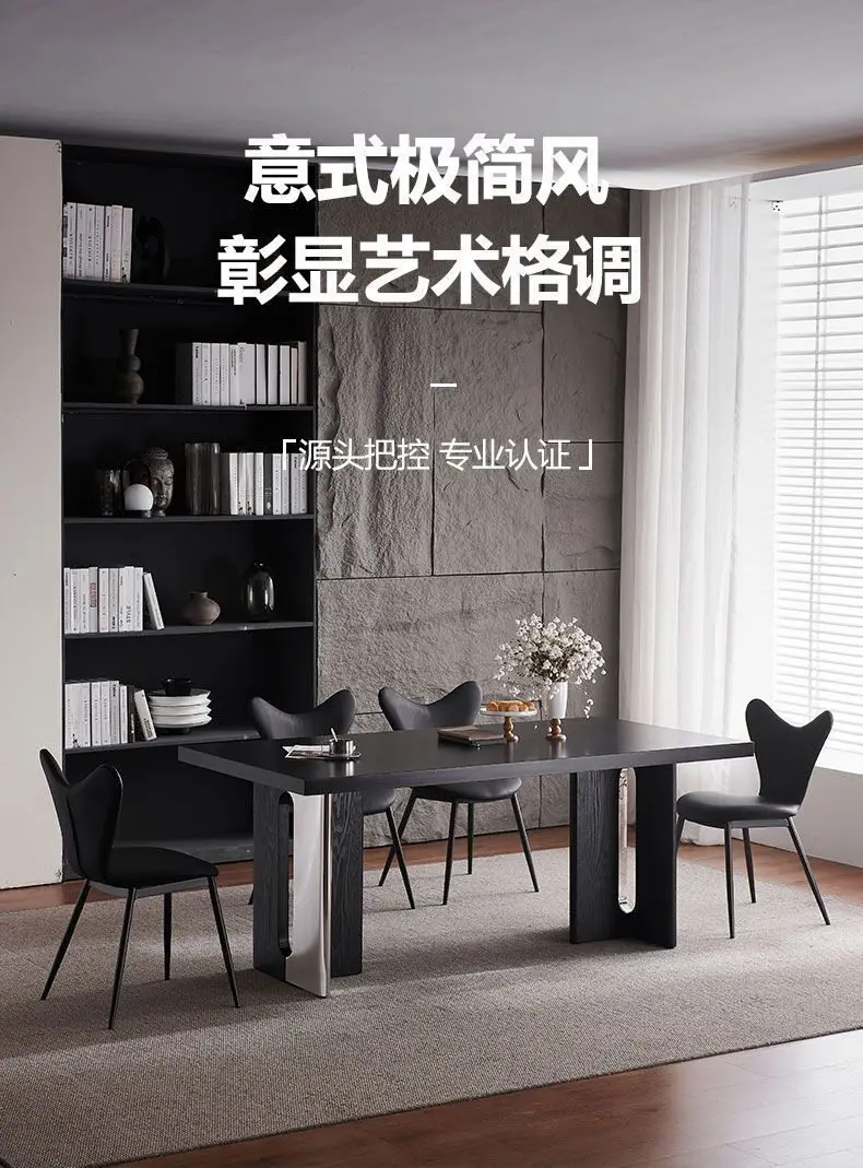 Luxury Dining Table Writing Designer Salon Center Dining Table Chairs Restaurant Kitchen Modern Mesas De Jantar Home Furniture
