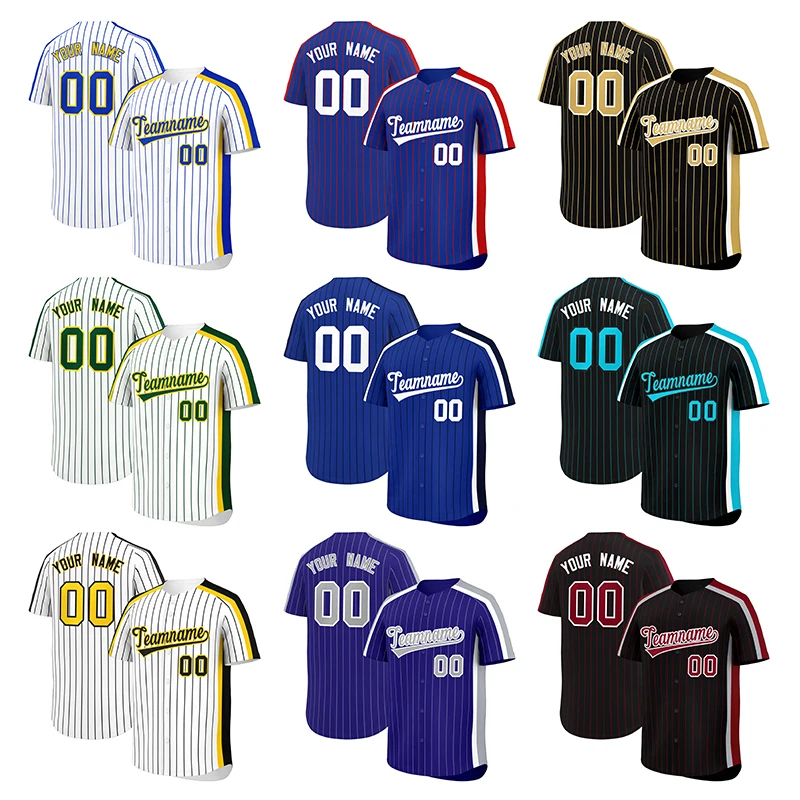 

Men's Baseball Custom Baseball Jersey Factory Wholesale Custom Printing Long Sleeve Men Baseball Youth Uniform