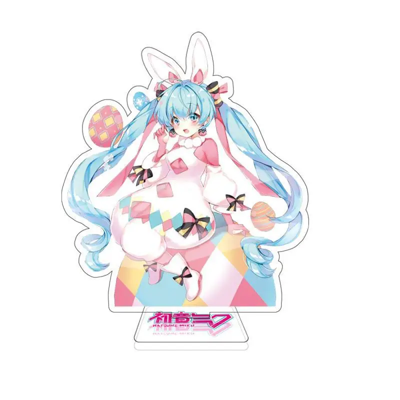 Miku Hatsune Large Acrylic Stand 15cm Double Sided Anime Figure Vocaloid Luo Tianyi Anime Merchandise Collectible Display Stand - view 3