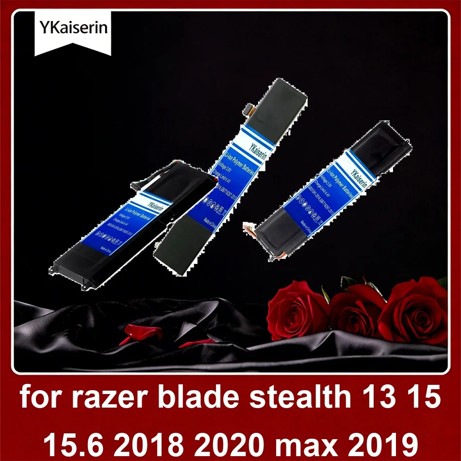 

5800-6500mAh For Razer Blade Stealth 13 15 15.6 2018 2020 Max 2019 RC30-0281 RC30-0328 RC30-0270 RZ09-0270 RZ09-03006 Battery